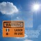 Signmission Radiation & Laser Sign, 5 in H x 7 in W, Vinyl Decal, Rectangle OS-2PACK-WS-D-57-L-12231 - alternate 4
